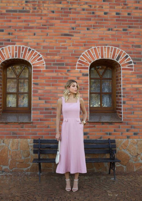 VESTIDO MAXI DE AVILA C/LAPELA