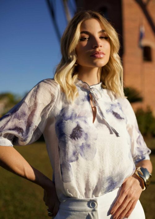 BLUSA DE SILKY VOIL
