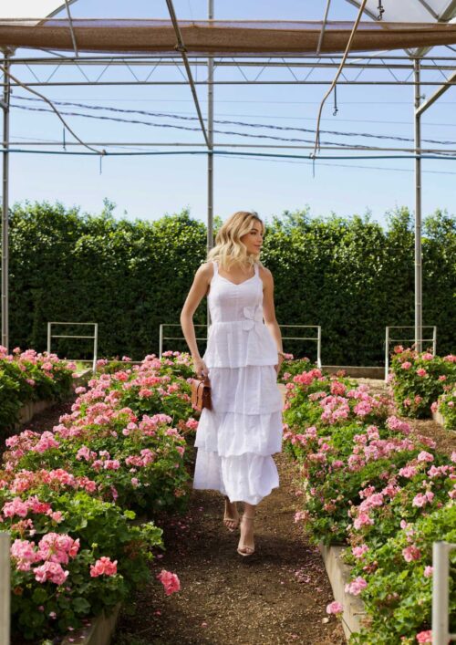 VESTIDO LONGO DE CAPRI BORDADO