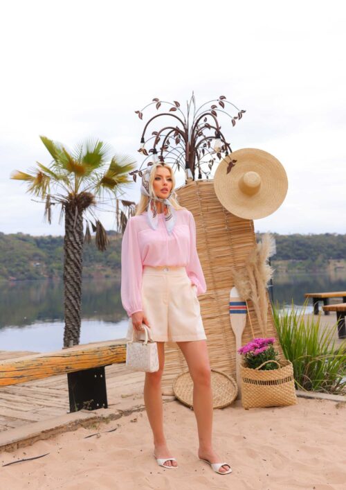 BLUSA DE CHIFFON PLUS