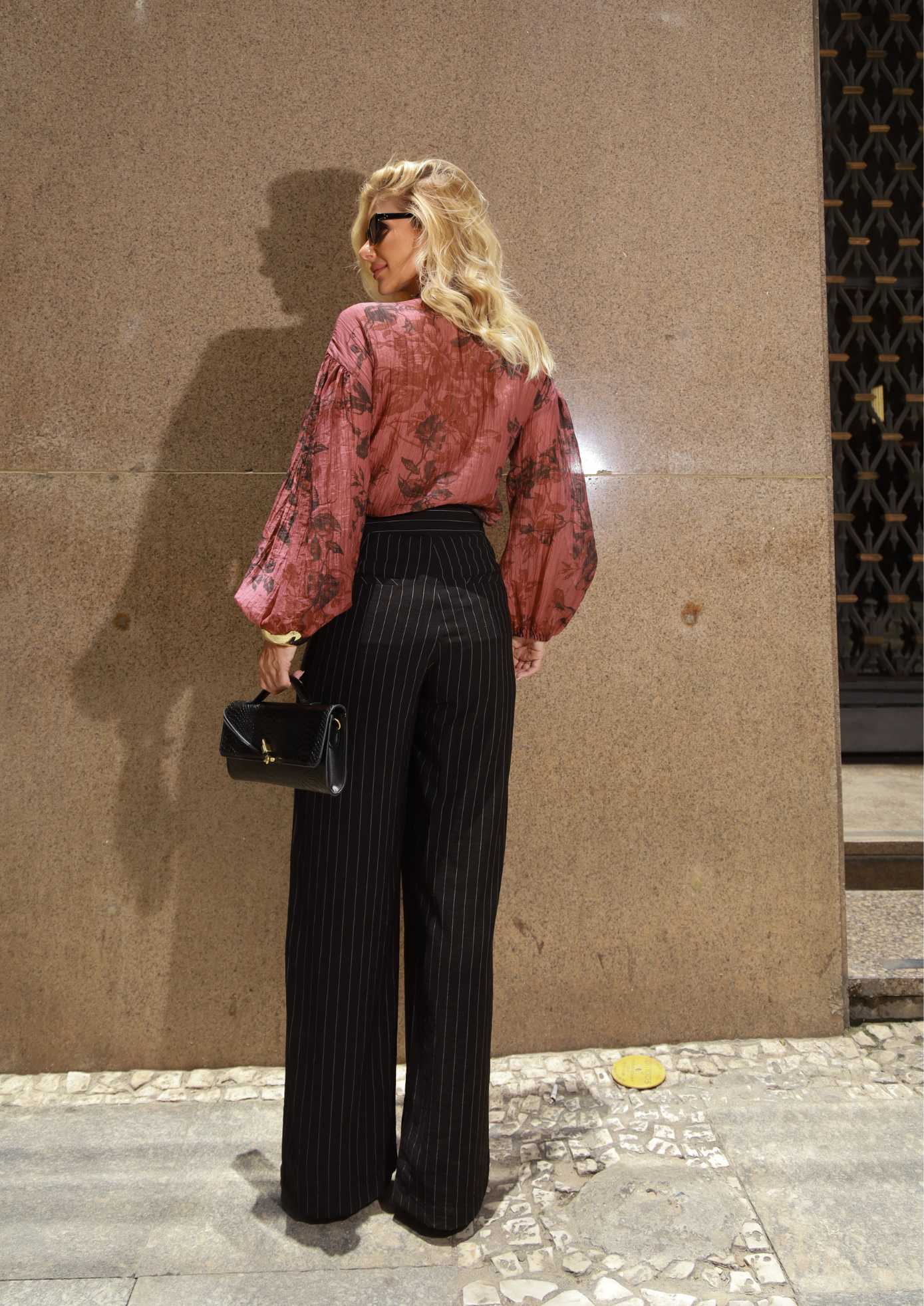 PANTALONA DE TWIL RAYON STRIPE - Imagem 3