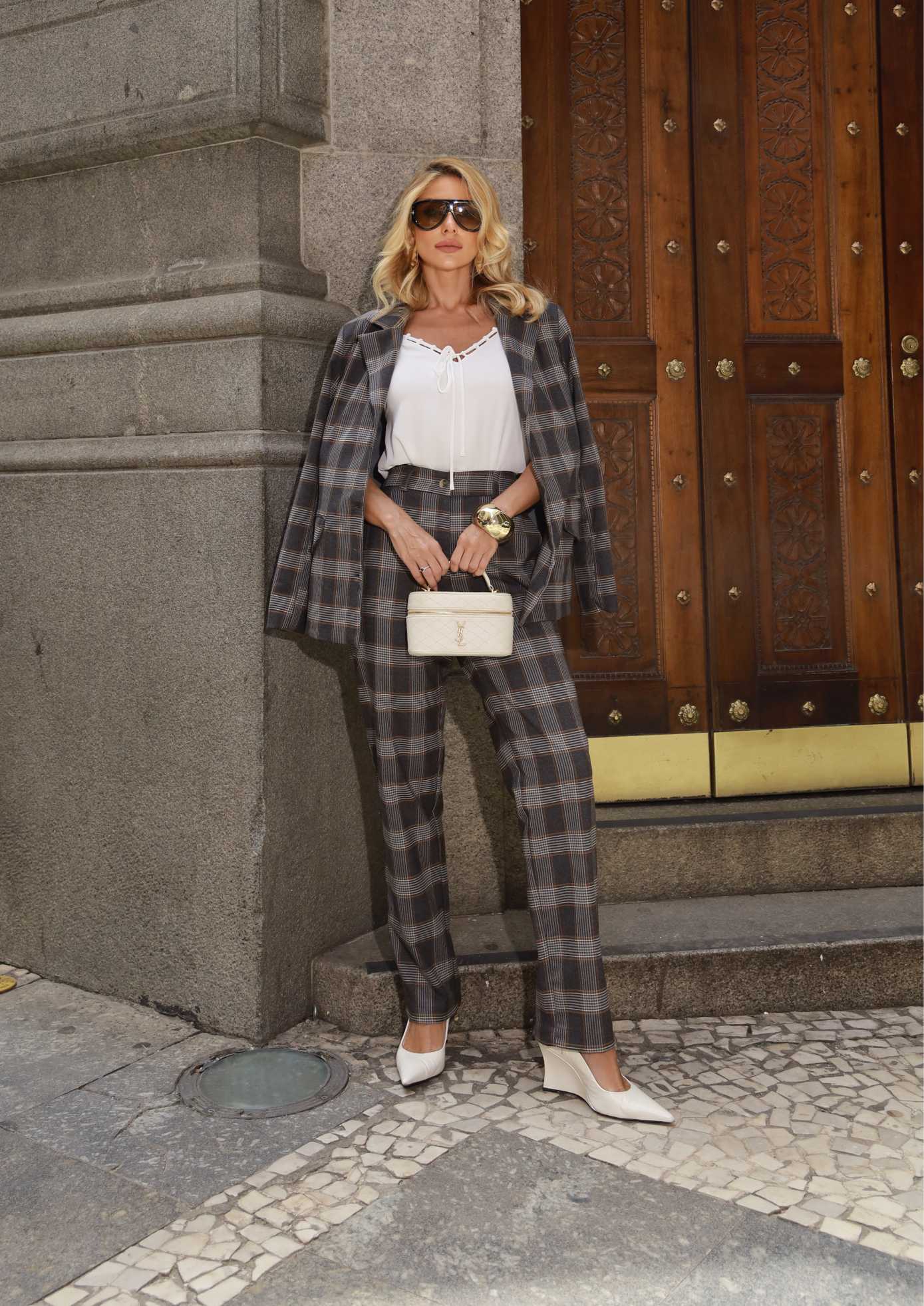 BLAZER ESCUDO CHECK