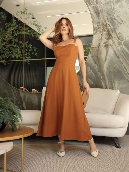 VESTIDO MAXI DE PICASSO EM PONTEIRA 5441727