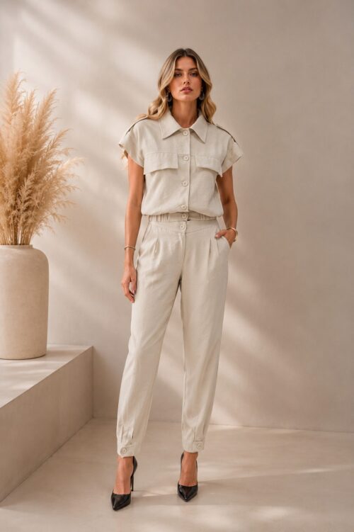 JAQUETINHA DE TWILL JOY LIFE 783627